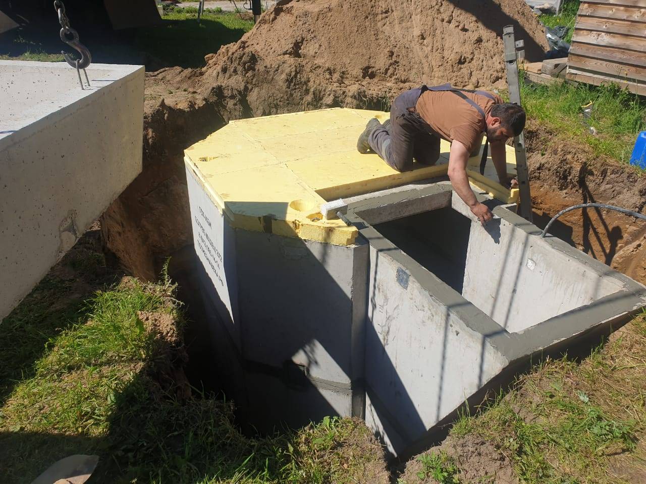Изготовление погреба из бетонных колец – технология, особенности +видео